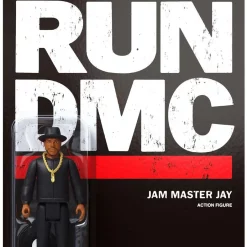 New ⭐ ReAction Run DMC Jam Master Jay Action Figure [Black Pants] ✔️