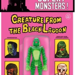 Cheapest 💯 ReAction Creature from The Black Lagoon Universal Monsters "Super" Creature Action Figure [Narrow Sculpt on Card] 🥰