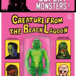 Deals 😉 ReAction Creature from The Black Lagoon Universal Monsters "Super" Creature Action Figure [Wide Sculpt on Card] 🌟