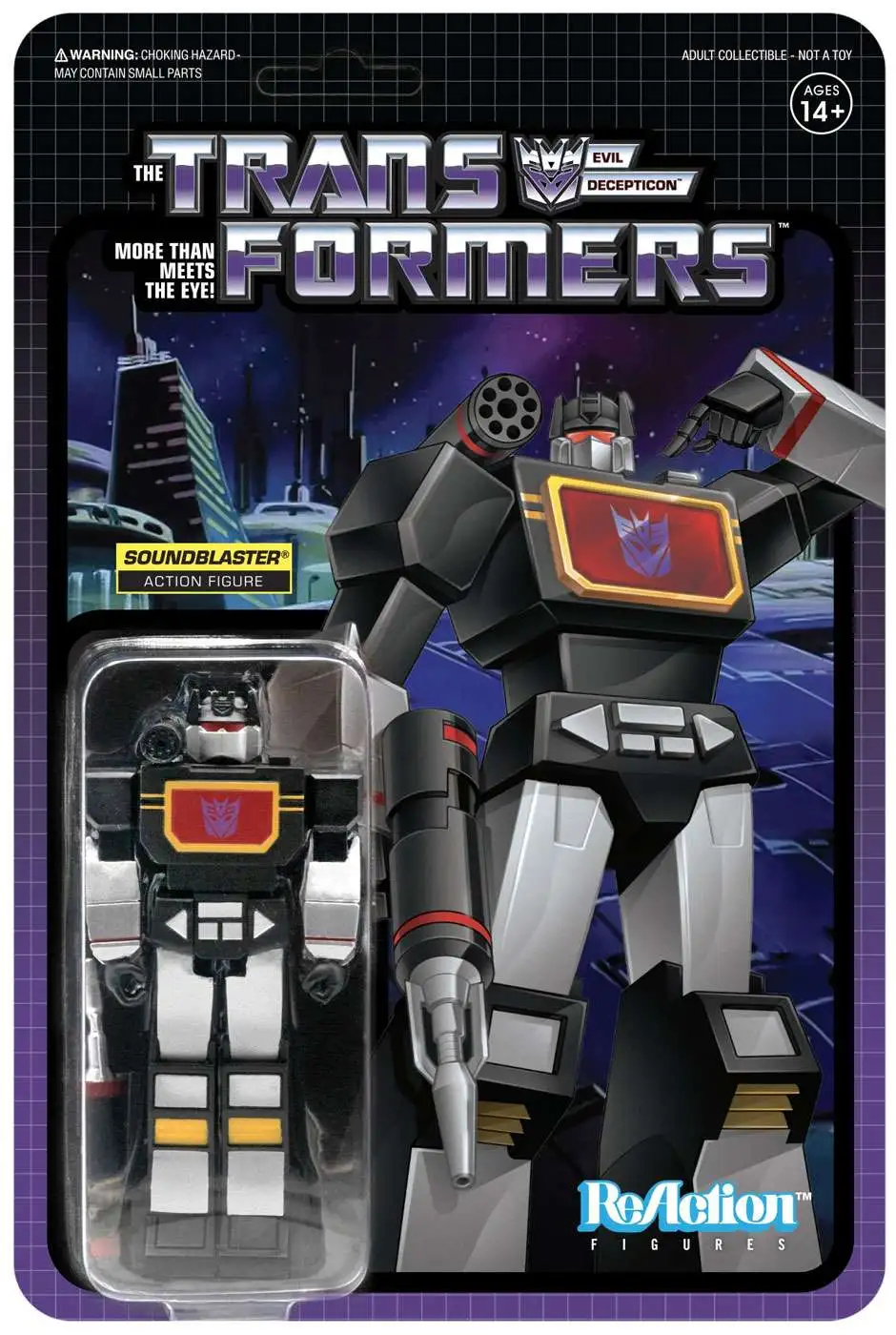 Outlet 𧨠ReAction Transformers Soundblaster Action Figure β€οΈ 3 Outlet 𧨠ReAction Transformers Soundblaster Action Figure β€οΈ