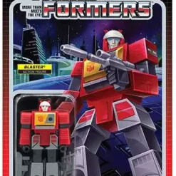 Discount ✔️ ReAction Transformers Blaster Action Figure ✔️