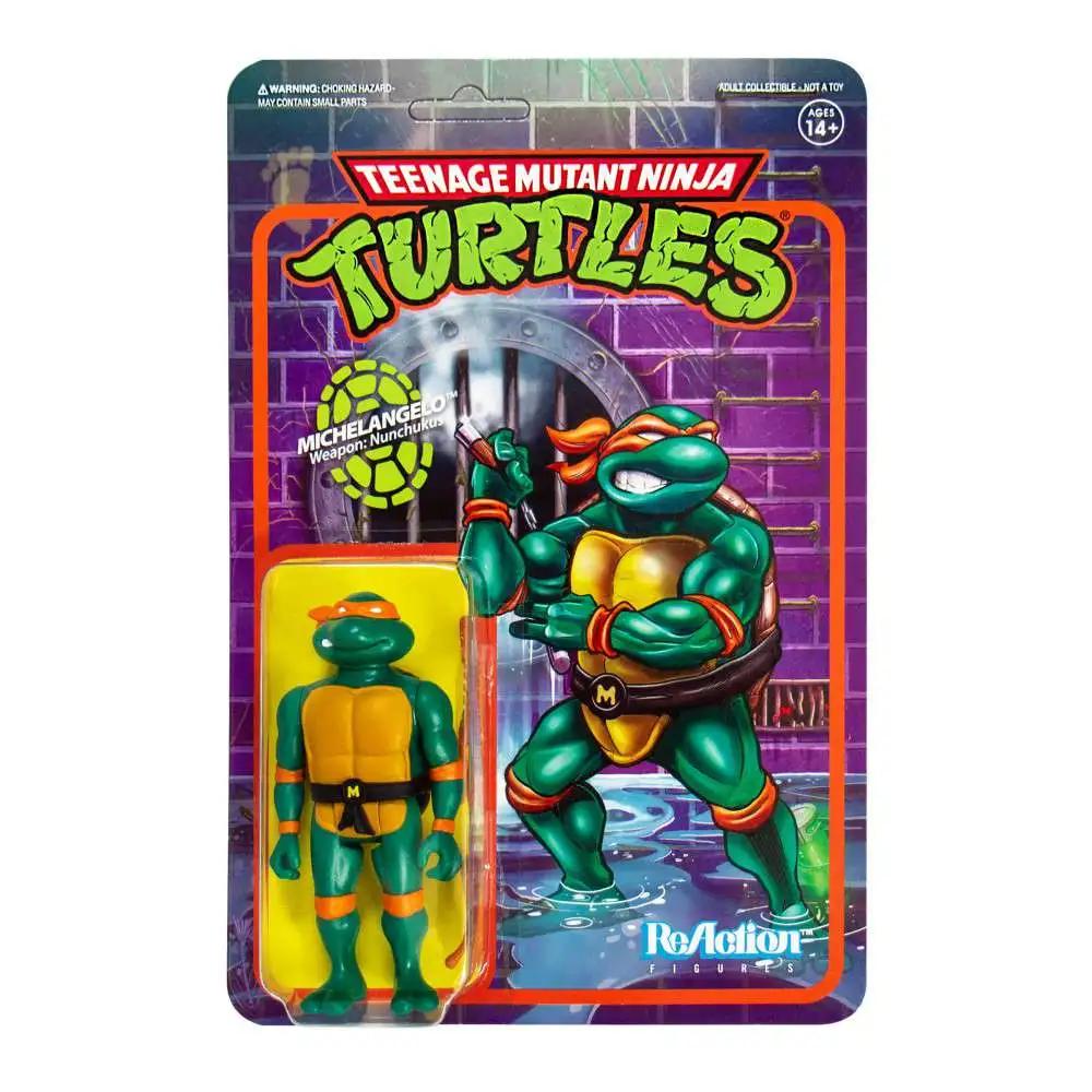 Coupon ✨ ReAction Teenage Mutant Ninja Turtles Michaelangelo Action Figure ⌛ 3 Coupon ✨ ReAction Teenage Mutant Ninja Turtles Michaelangelo Action Figure ⌛