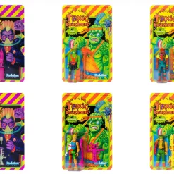 Outlet 🤩 ReAction Toxic Crusaders Set of 6 Action Figures ✨