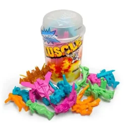 Cheap 🤩 Robotech M.U.S.C.L.E. Wave 1 Trash Can 1.75-Inch 12 Figure Set [1 RANDOM Gold Glitter Figure] 🌟