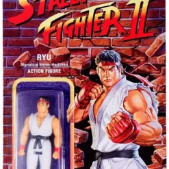 Promo 🎁 ReAction Street Fighter II Ryu Action Figure 🌟