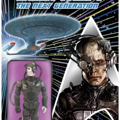 Deals 😉 ReAction Star Trek Wave 1 Borg Action Figure 💯