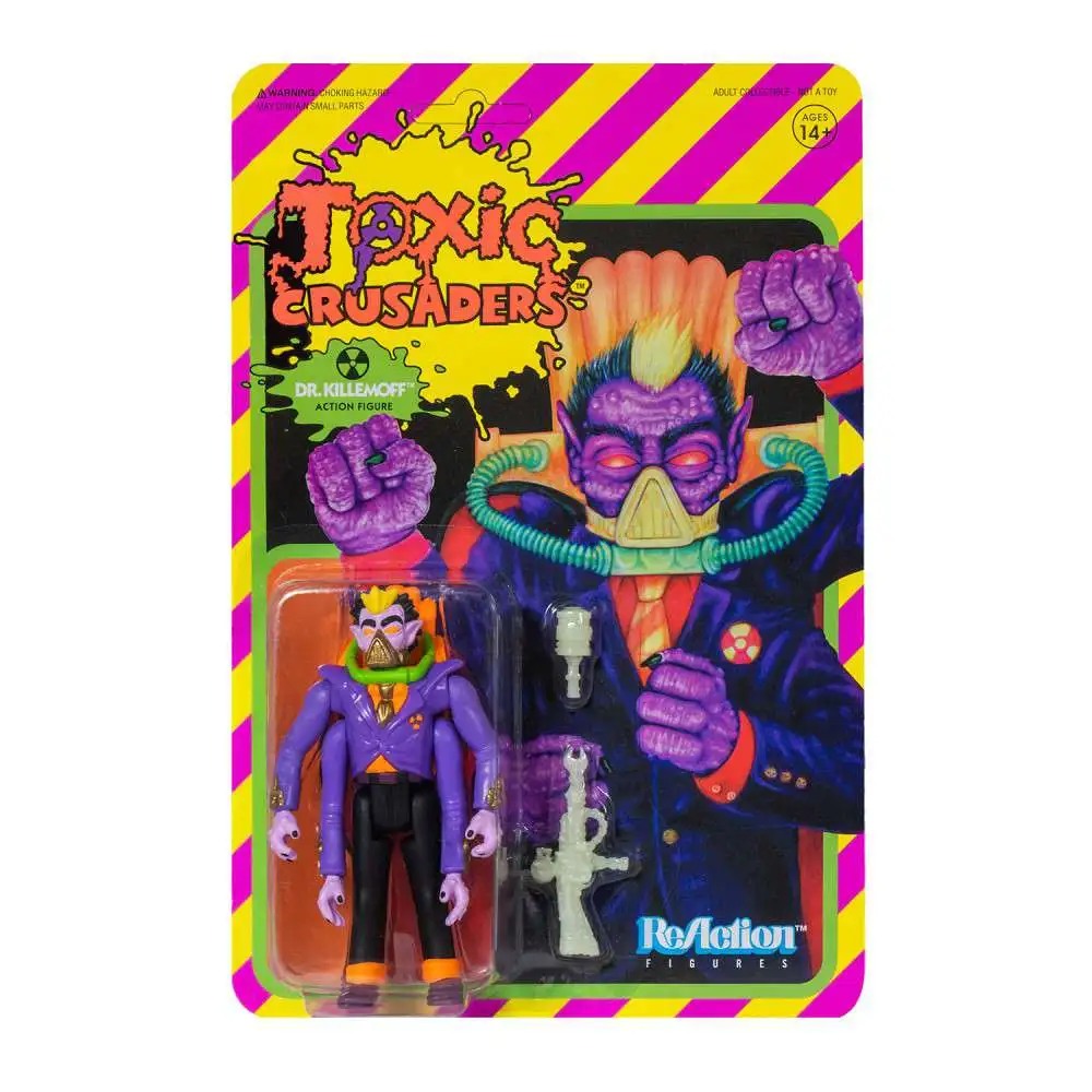 Deals π ReAction Toxic Crusaders Dr. Killemoff Action Figure π 3 Deals π ReAction Toxic Crusaders Dr. Killemoff Action Figure π
