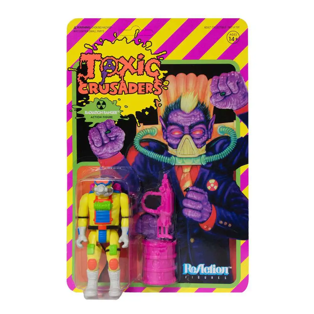 New π ReAction Toxic Crusaders Radiation Ranger Action Figure π 3 New π ReAction Toxic Crusaders Radiation Ranger Action Figure π