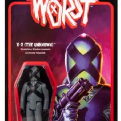 Cheapest 👍 ReAction The Worst X-2 The Unknown Action Figure [Wide Release Colors] 🔥