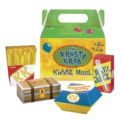 Promo 🎁 Spongebob Squarepants Krusty Krab Kiddie Meal Exclusive Action Figure Set 🥰