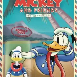 Deals ❤️ ReAction Disney Vintage Collection Wave 1 Donald Duck Action Figure [Hawaiian Holiday] 🌟
