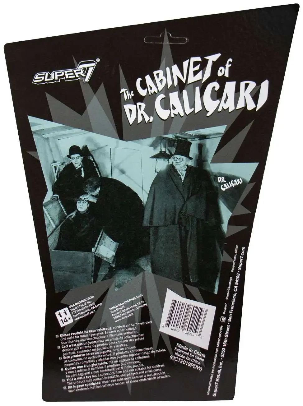 Flash Sale π ReAction The Cabinet of Dr. Caligari Dr. Caligari Action Figure π 4 Flash Sale π ReAction The Cabinet of Dr. Caligari Dr. Caligari Action Figure π - Image 3