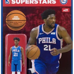 Brand new 😍 ReAction NBA Philadelphia 76ers Joel Embiid Action Figure 😉