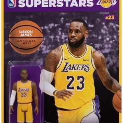 Coupon 👏 ReAction NBA Los Angeles Lakers LeBron James Action Figure 🧨