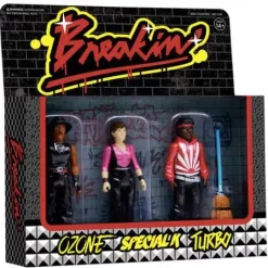Best Pirce 🛒 ReAction Breakin Ozone, Special K, Turbo 3 Pack Action Figures [Metallic] 😉