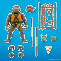 Promo 👍 Teenage Mutant Ninja Turtles Ultimates Wave 4 Donatello Action Figure 🔔 -Super7 Elegant shop super7ultimatedonatello inset3