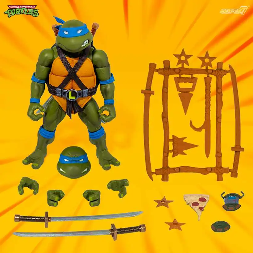 Best Sale π Teenage Mutant Ninja Turtles Ultimates Wave 2 Leonardo Action Figure π 5 Best Sale π Teenage Mutant Ninja Turtles Ultimates Wave 2 Leonardo Action Figure π - Image 3
