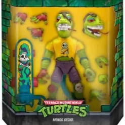 Budget 🧨 Teenage Mutant Ninja Turtles Ultimates Wave 4 Mondo Gecko Action Figure 👍 -Super7 Elegant shop super7ultimatemondogecko inset2