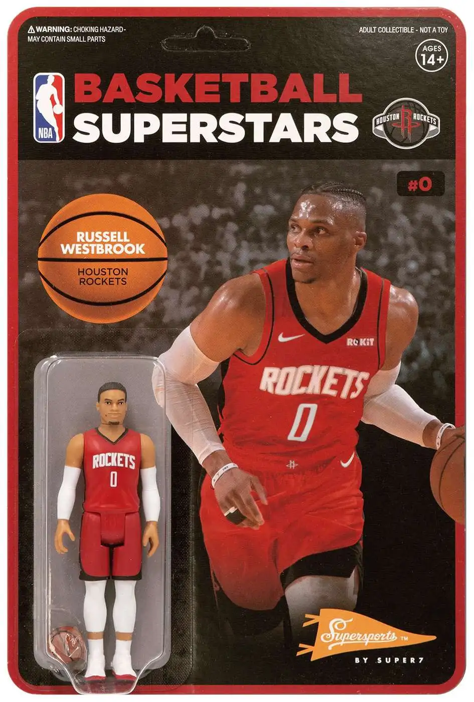 Hot Sale π ReAction NBA Houston Rockets Russell Westbrook Action Figure β¨ 3 Hot Sale π ReAction NBA Houston Rockets Russell Westbrook Action Figure β¨