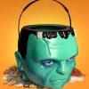 Best Pirce 🎁 Super Bucket Universal Monsters Frankenstein's Monster 7-Inch 🎃 Halloween Treat Bucket 😉