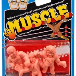Best deal 😍 WWE Wrestling M.U.S.C.L.E. Jake the Snake, Ultmate Warrior & Junkyard 🦮 Dog 3-Pack 🛒